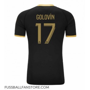 AS Monaco Aleksandr Golovin #17 Replik Auswärtstrikot 2023-24 Kurzarm